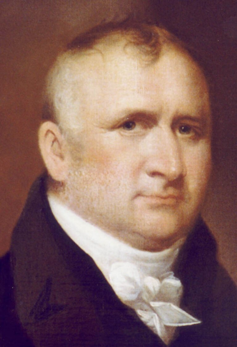 Benjamin Wright, chief engineer of the Erie Canal, 19th-century portrait