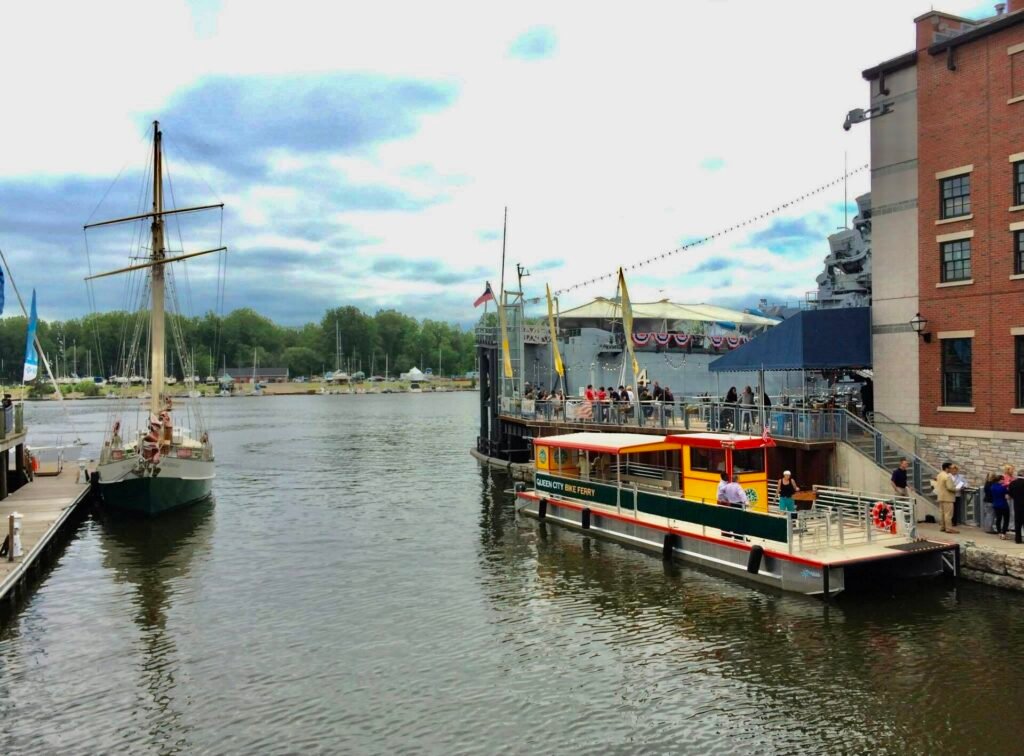 Canalside Buffalo, the Erie Canal's western terminus