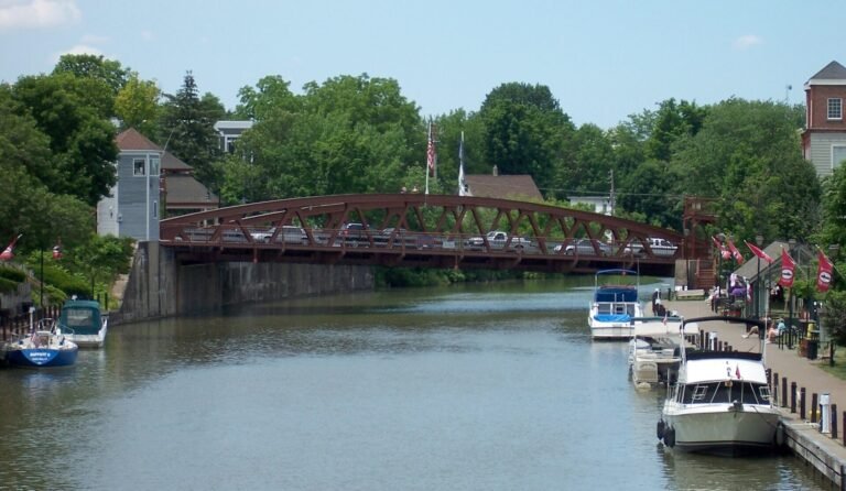 The Fairport lift bridge