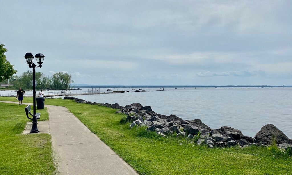 Sylvan Beach on the eastern shore of Oneida Lake