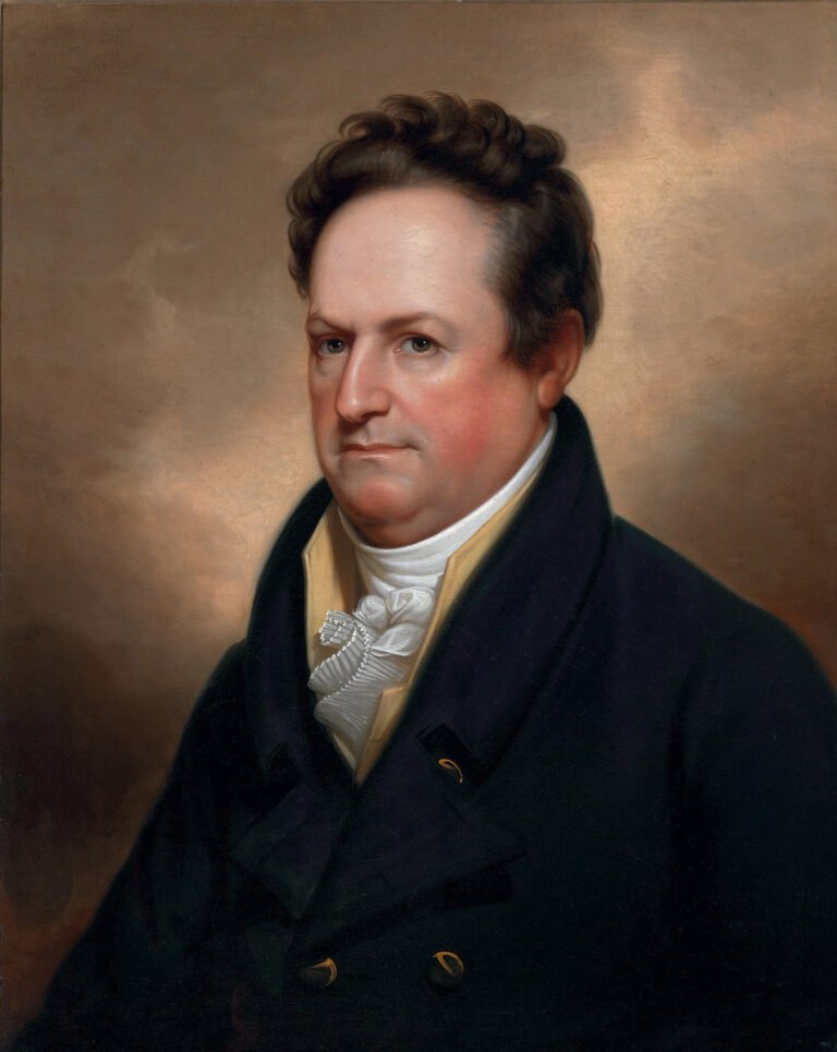 Governor DeWitt Clinton, who poured Lake Erie water into New York Harbor in the 1825 'Wedding of the Waters'